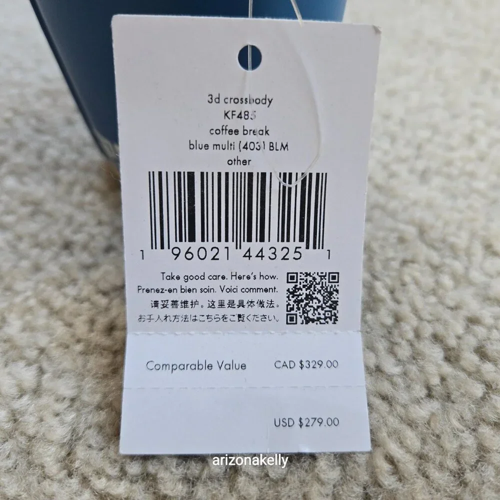 NWT kate spade Coffee Break 3D Crossbody New York NYC - Picture 6 of 14